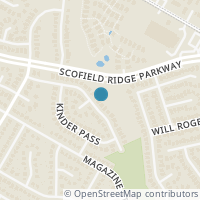 Map location of 1932 Creole Drive, Austin, TX 78727