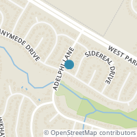 Map location of 4614 Ganymede Dr, Austin TX 78727