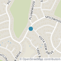 Map location of 9807 Vista View Drive, Austin, TX 78750
