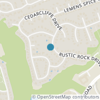 Map location of 11440 Rustic Rock Drive, Austin, TX 78750