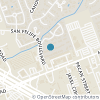 Map location of 7708 San Felipe Blvd #14, Austin TX 78729