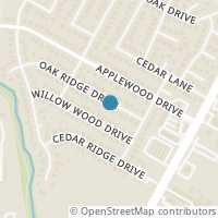 Map location of 505 Oak Ridge Drive, Pflugerville, TX 78660