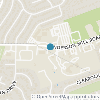 Map location of 9951 Anderson Mill Road #201, Austin, TX 78750