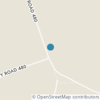 Map location of 3701 County Road 480, Thrall TX 76578