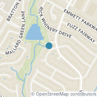 Map location of 2315 Waterway Bnd, Austin TX 78728