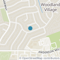 Map location of 10106 Woodland Village Drive, Austin, TX 78750