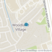 Map location of 10033 Woodland Village Drive, Austin, TX 78750