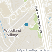 Map location of 10025 Woodland Village Dr, Austin TX 78750