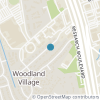 Map location of 10015 Hidden Meadow Drive, Austin, TX 78750