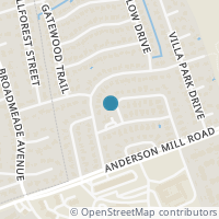 Map location of 8820 Clearbrook Trl, Austin TX 78729