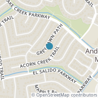 Map location of 12019 Grey Fawn Path, Austin, TX 78750