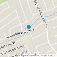 Map location of 9516 Meadowheath Dr, Austin TX 78729