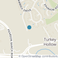Map location of 15305 Oconto Drive, Austin, TX 78717