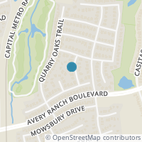 Map location of 10716 Sycamore Hills Road, Austin, TX 78717