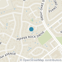 Map location of 16105 Fritsch Cv, Austin TX 78717