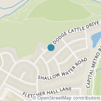 Map location of 11305 Dodge Cattle Dr, Austin TX 78717