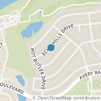 Map location of 15425 Echo Hills Dr, Austin TX 78717