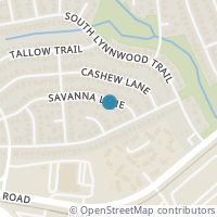 Map location of 1016 Savanna Ln, Cedar Park TX 78613