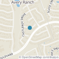 Map location of 9400 Muskberry Cv, Austin TX 78717