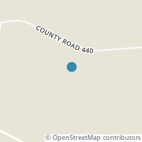 Map location of 800 County Road 440, Thrall TX 76578