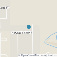 Map location of 104 Hycrest Dr, Hutto TX 78634