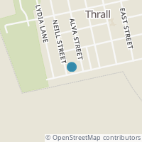 Map location of 509 Neill St, Thrall TX 76578