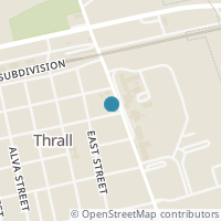 Map location of 209 E Sheldon Ave, Thrall TX 76578