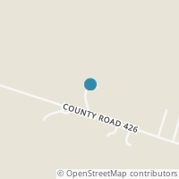 Map location of 2531 County Road 426, Thrall TX 76578