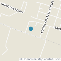 Map location of 800 Arnold Dr, Bartlett TX 76511