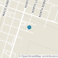 Map location of 402 E Jackson St, Bartlett TX 76511