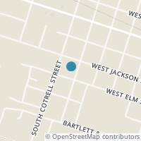 Map location of 357 S Bowie St, Bartlett TX 76511