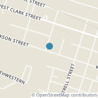 Map location of 820 W Jackson St, Bartlett TX 76511