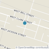Map location of 1111 W Clark St, Bartlett TX 76511