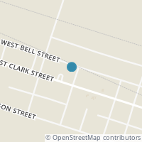 Map location of 911 W Bell St, Bartlett TX 76511