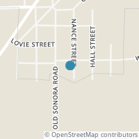 Map location of 911 Nance St, Eldorado TX 76936