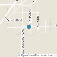 Map location of 901 Nance St, Eldorado TX 76936