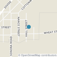 Map location of 802 Hall St, Eldorado TX 76936