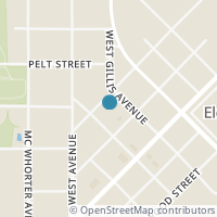 Map location of 204 S West St, Eldorado TX 76936