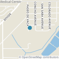 Map location of 100 Mcknight St, Eldorado TX 76936
