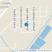 Map location of 210 San Antonio St, Eldorado TX 76936