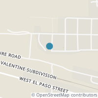 Map location of 301-309 N Fremont St, Sierra Blanca TX 79851