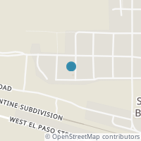 Map location of 425 N Franklin St, Sierra Blanca TX 79851