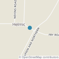 Map location of 3434 Helmic Rd, Apple Springs TX 75926