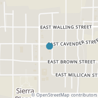 Map location of 625-629 N Carmack Ave, Sierra Blanca TX 79851