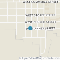 Map location of 1101 W Annex St, San Saba TX 76877