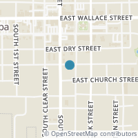 Map location of 403 S High St, San Saba TX 76877