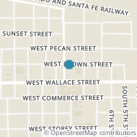 Map location of 108 N 9Th St, San Saba TX 76877