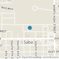 Map location of 108 W Brown St, San Saba TX 76877
