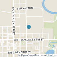 Map location of 206 N Live Oak St, San Saba TX 76877