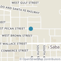 Map location of 601 W Pecan St, San Saba TX 76877